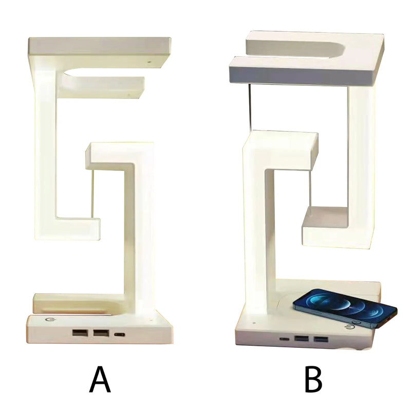 Luminária de mesa + carregador por indução